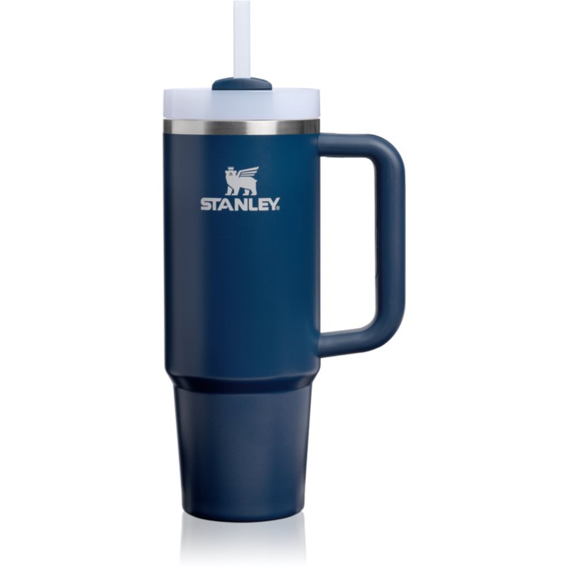 Stanley Quencher H2.O FlowState™ Tumbler tumbler z nehrdzavejúcej ocele s rúrkou stredný dark navy 1 ks