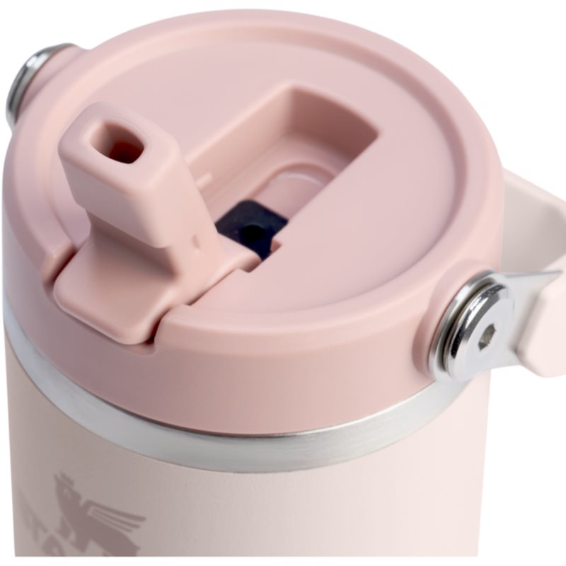 Stanley IceFlow™ Flip Straw 2.0 Tumbler termofľaša z nehrdzavejúcej ocele Rose Quartz 410 ml (obrázok 3)