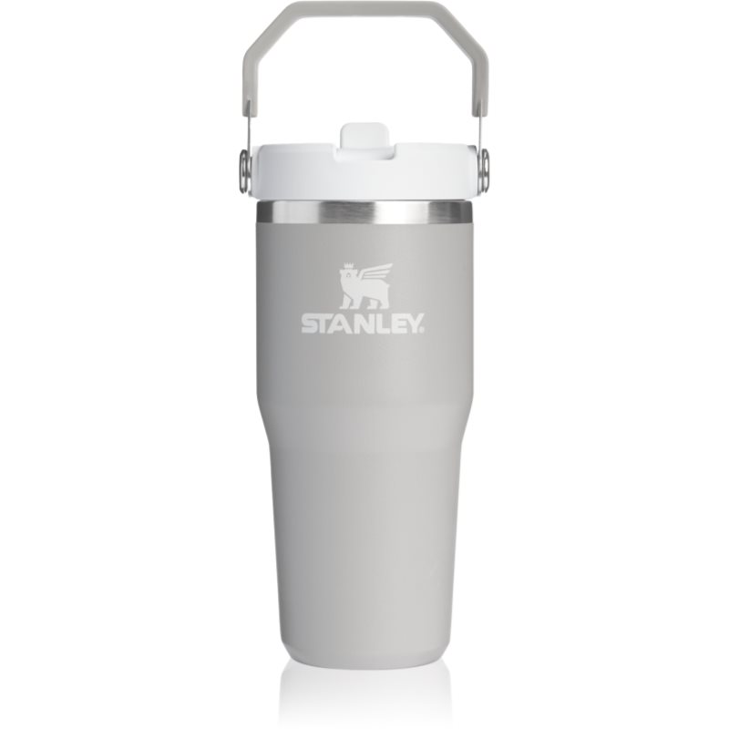 Stanley IceFlow™ Flip Straw 2.0 Tumbler nerezová termoláhev Ash 410 ml