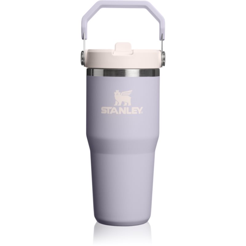 Stanley IceFlow™ Flip Straw 2.0 Tumbler θερμός από ανοξείδωτο ατσάλι Purple Dust 410 ml