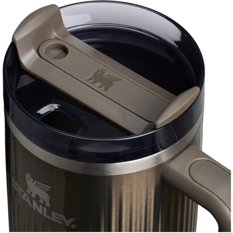 Stanley Quencher H2.O FlowState™ Fluted Tumbler tumbler z nehrdzavejúcej ocele s rúrkou veľký Gunmetal Shine 1180 ml (obrázok 3)