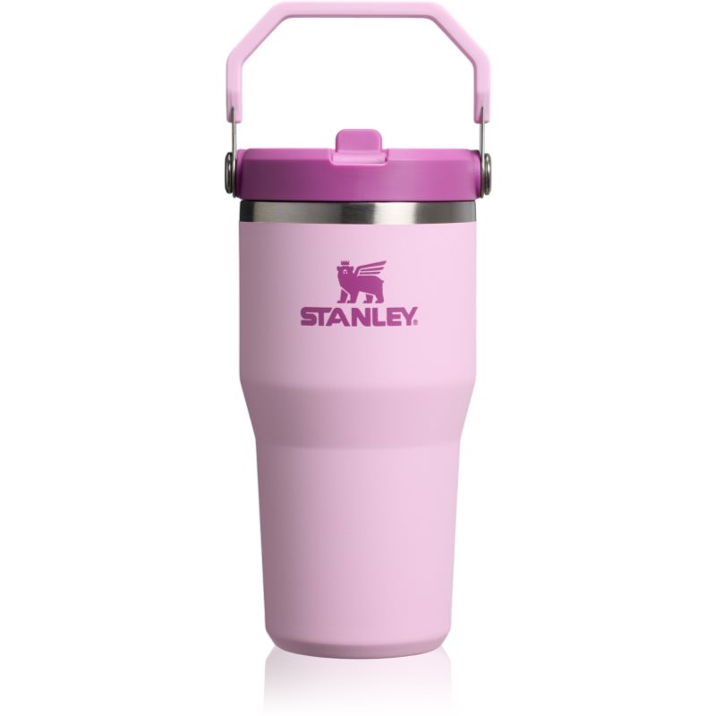 Stanley IceFlow™ Flip Straw Tumbler nerezová láhev na vodu Cherry Blossom 600 ml