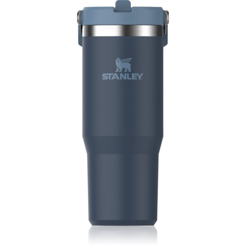 Stanley Stanley IceFlow™ Flip Straw Tumbler μπουκάλι νερού από ανοξείδωτο ατσάλι Navy 890 ml