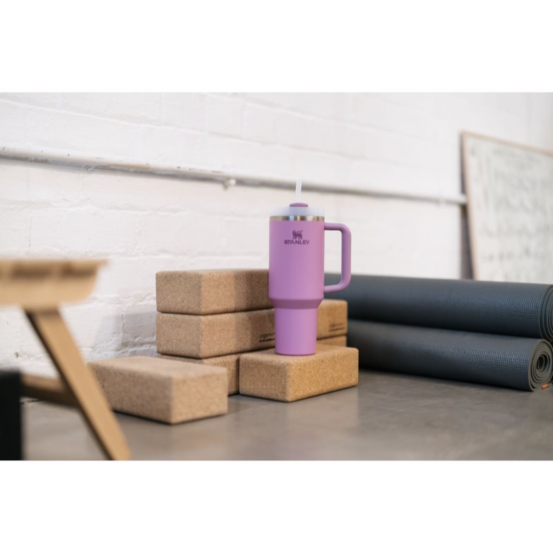 Stanley Quencher H2.O FlowState™ Tumbler Gobelet En Acier Inoxydable Avec Paille Lilac 1180 Ml