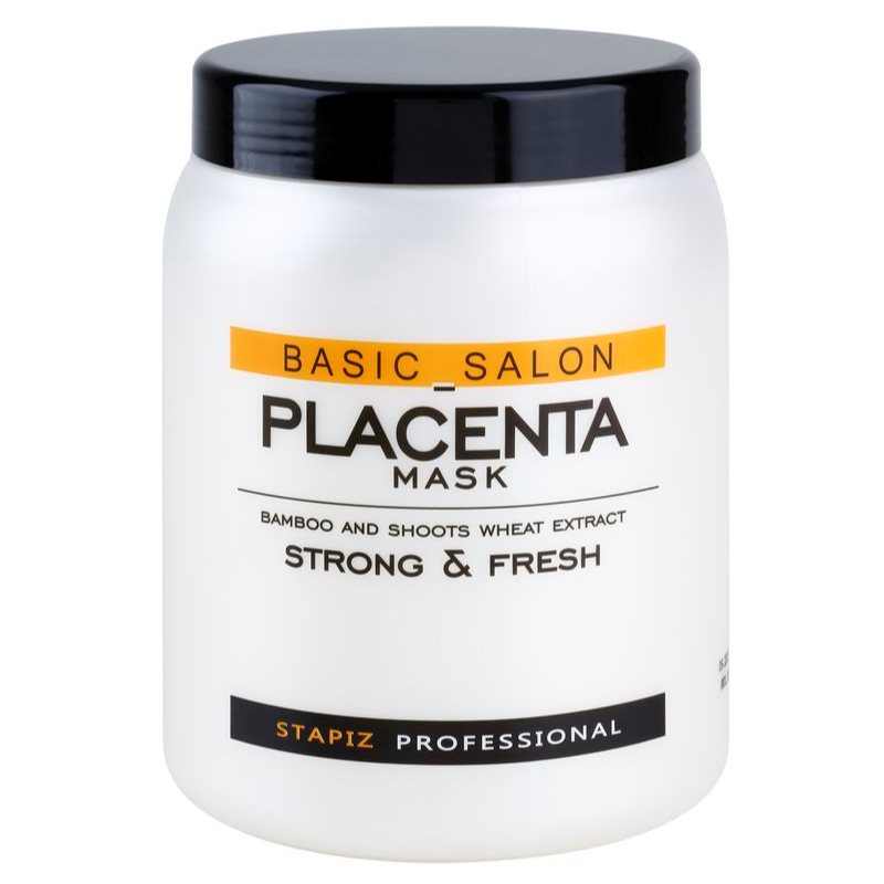 

Stapiz Basic Salon Placenta зволожуюча маска для ламкого та втомленого волосся