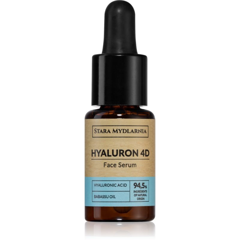 Stara Mydlarnia Hyaluron 4D intenzívne sérum s kyselinou hyalurónovou 15 ml