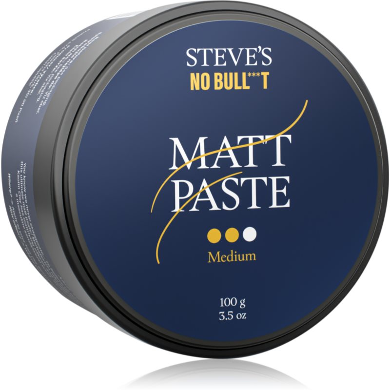 E-shop Steve's Hair Paste Medium stylingová pasta pro muže Sandalwood 100 g