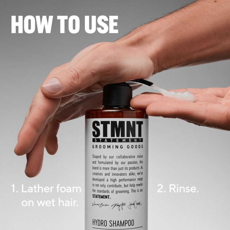 STMNT Care Hydro Shampoo hydratačný šampón pre šetrné umývanie 300 ml