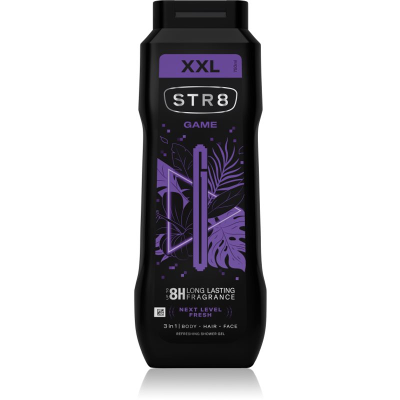 STR8 Game Shower Gel Duschgel 3 in1 für Herren 750 ml