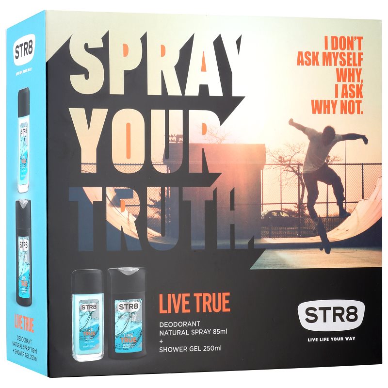 

STR8 Live True подарунковий набір IV. для чоловіків