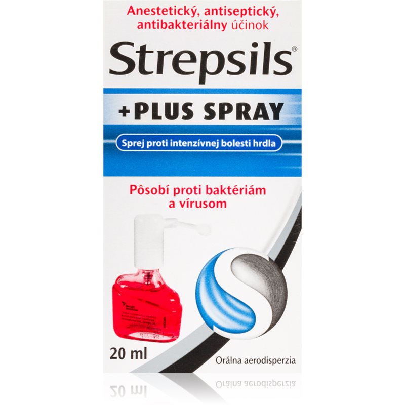 Strepsils Strepsils Plus Spray orálna aerodisperzia na úľavu od bolesti v krku 20 ml kúpite na Notino.sk