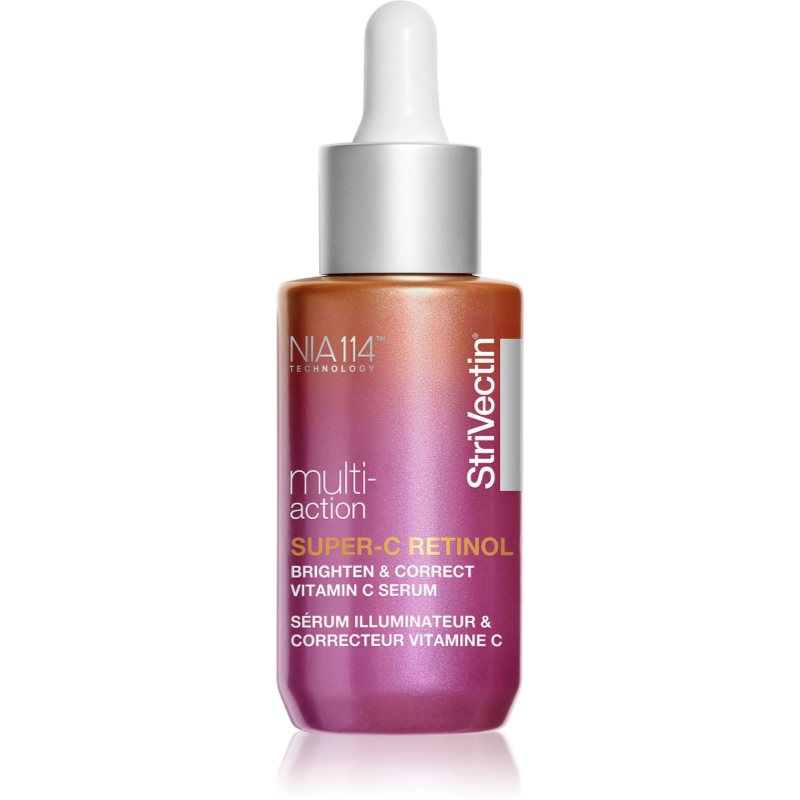 StriVectin Multi-Action Super-C Retinol Brighten & Correct Serum siero illuminante con vitamina C per rigenerare la superficie della pelle 30 ml