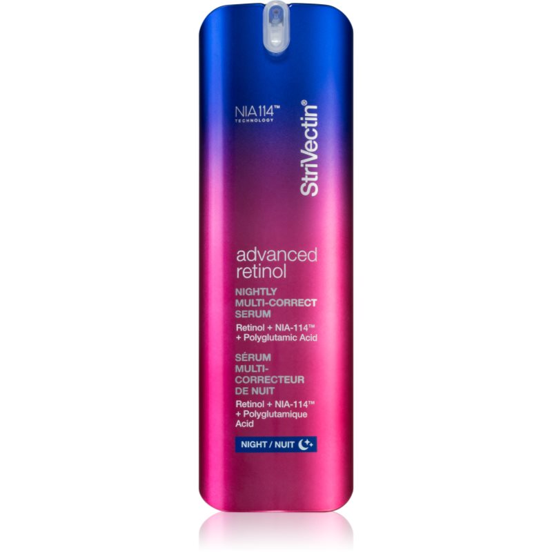 StriVectin Advanced Retinol Nightly Multi-Correct Serum siero notte riginerante effetto rivitalizzante con retinolo 30 ml