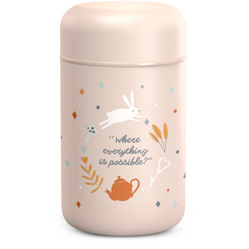 Suavinex Wonderland Food Flask termoska na jídlo Rose 400 ml