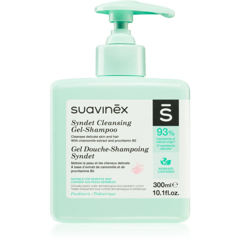 Suavinex Syndet Cleansing Gel-Shampoo detský šampón 2 v 1 300 ml