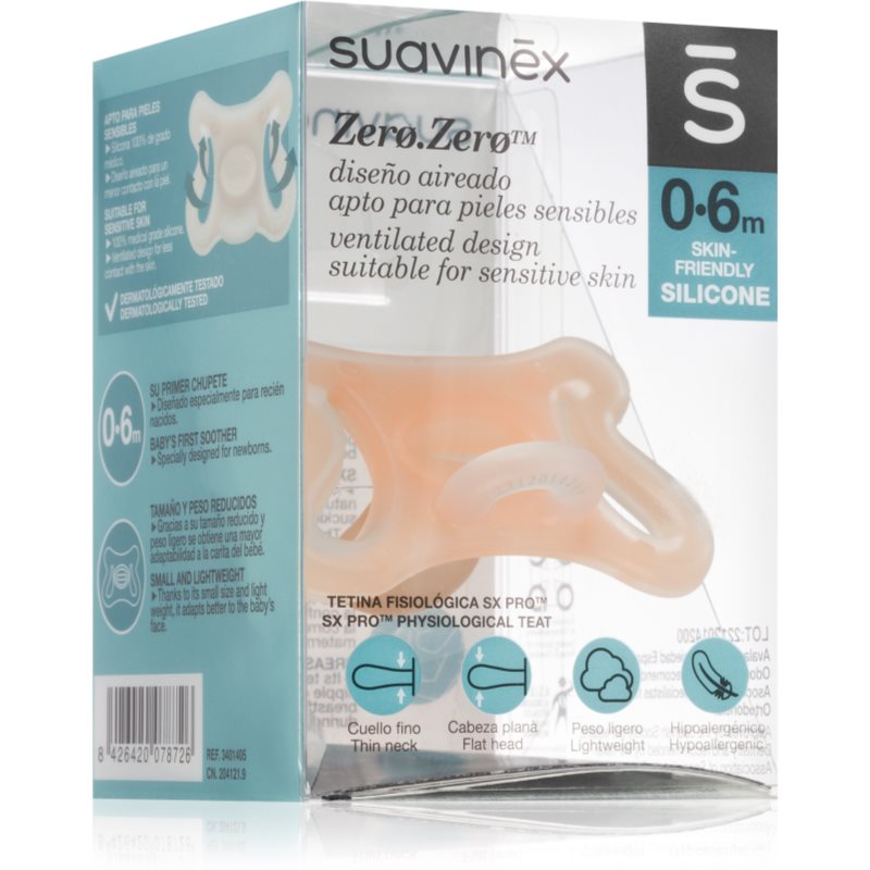 Suavinex Zero Zero Physiological Teat dummy 0-6 m 1 pc

