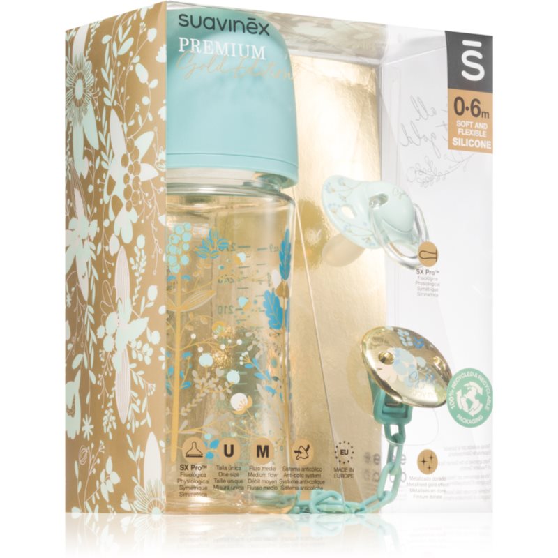 Suavinex Gold Premium Gift Set Blue подаръчен комплект (за бебета)