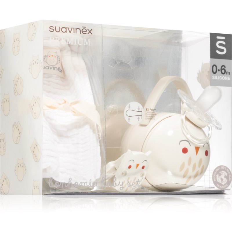 Suavinex Bonhomia Gift Set White подаръчен комплект (за деца от раждането им)
