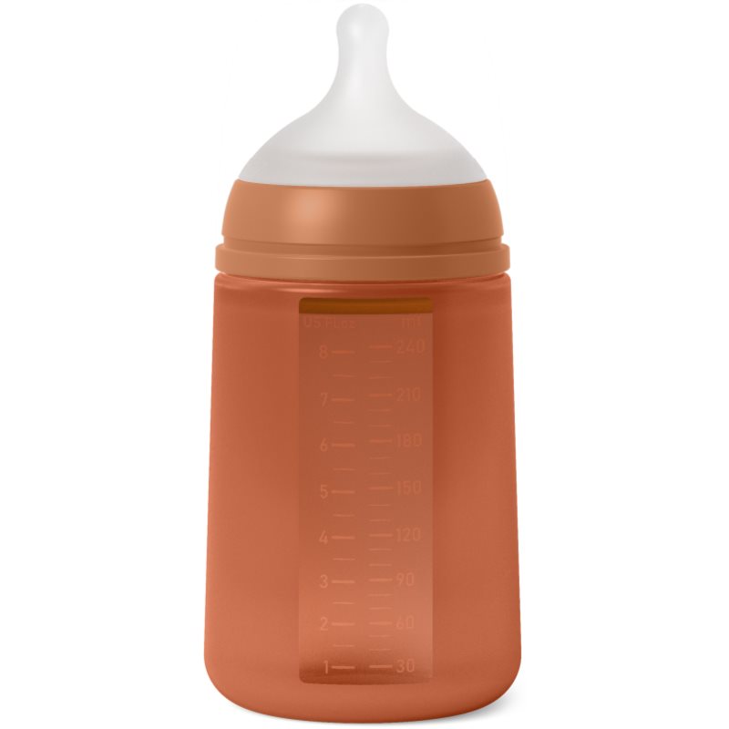 Suavinex Colour Essence SX Pro пляшечка для годування Medium Flow - Sunset Orange 240 мл