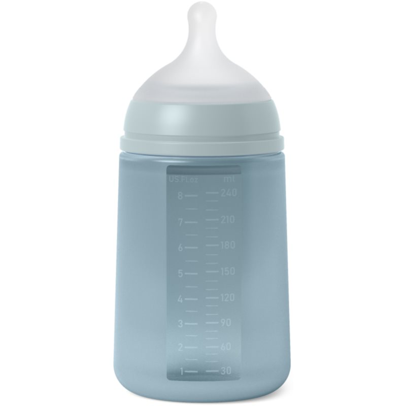 Suavinex Colour Essence SX Pro Baby Bottle Medium Flow - Immensity Blue 240 Ml