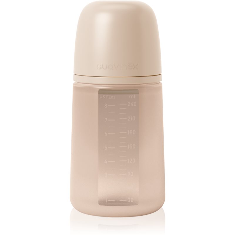 Suavinex Colour Essence SX Pro пляшечка для годування Medium Flow - Marshmallow Nude 240 мл
