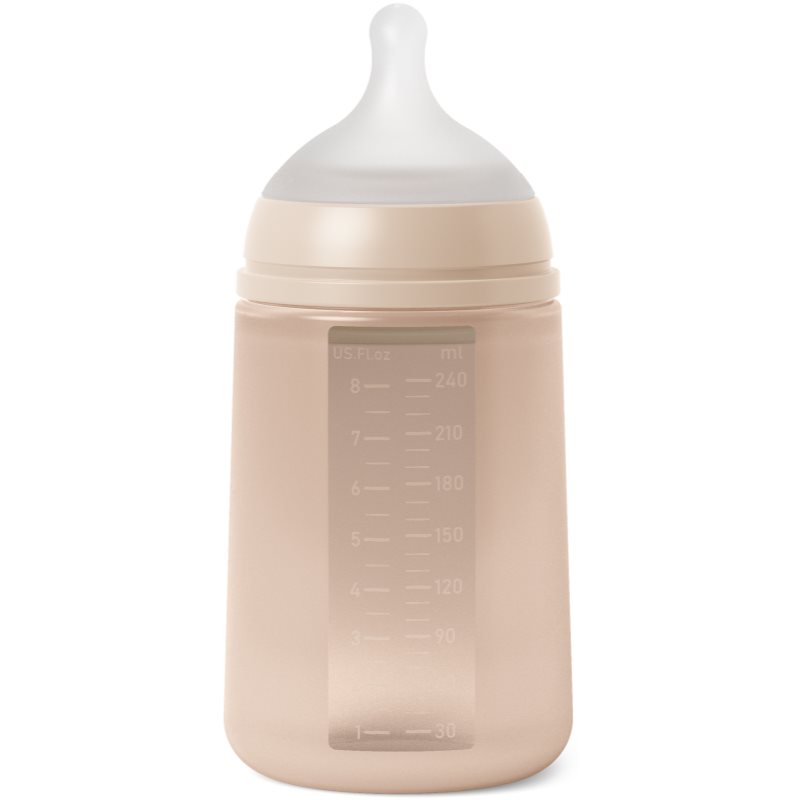 Suavinex Colour Essence SX Pro Baby Bottle Medium Flow - Marshmallow Nude 240 Ml