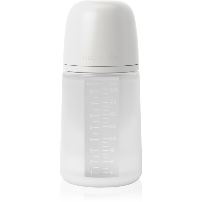Suavinex Colour Essence SX Pro пляшечка для годування Medium Flow - Foamy Grey 240 мл