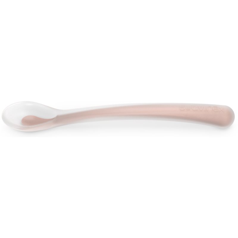 Suavinex Colour Essence Silicone Spoon spoon 4 m+ Marshmallow Nude 1 pc
