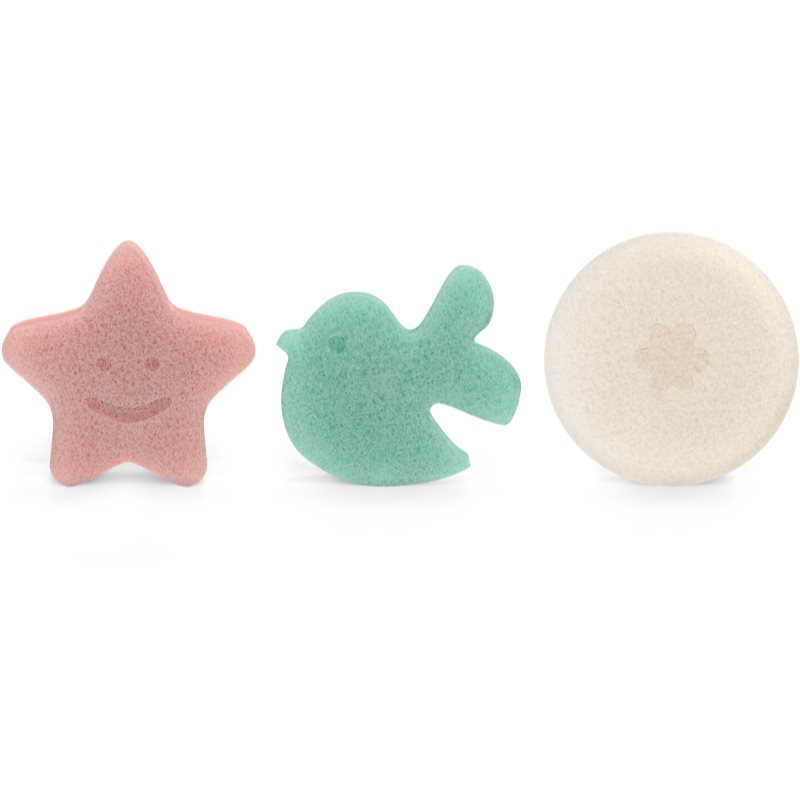 Suavinex Baby Konjac Sponge Set konjakssvamp för barn 3 st. unisex