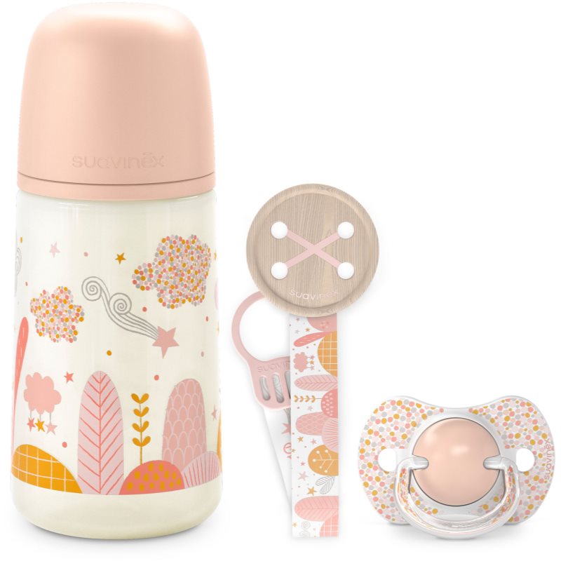Suavinex Dreams Gift Set подарунковий набір 0-6 M Pink(для дітей від народження)