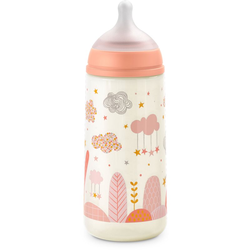 Suavinex Dreams SX Pro Physiological L Baby Bottle 6 M+ Dense Flow - Pink 360 Ml