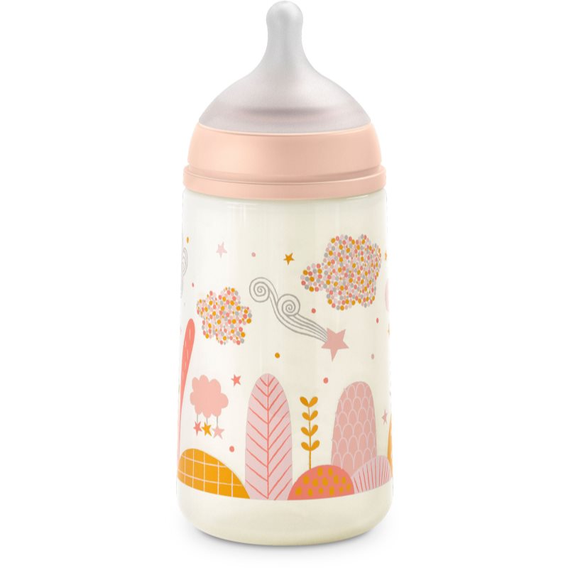 Suavinex Dreams SX Pro Physiological M Baby Bottle 3 M+ Medium Flow - Pink 270 Ml