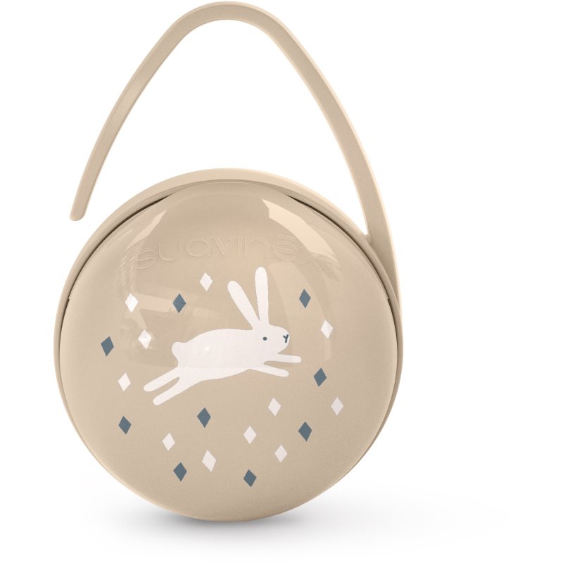 Suavinex Wonderland Duo Soother Case krabička na cumlík Brown 1 ks