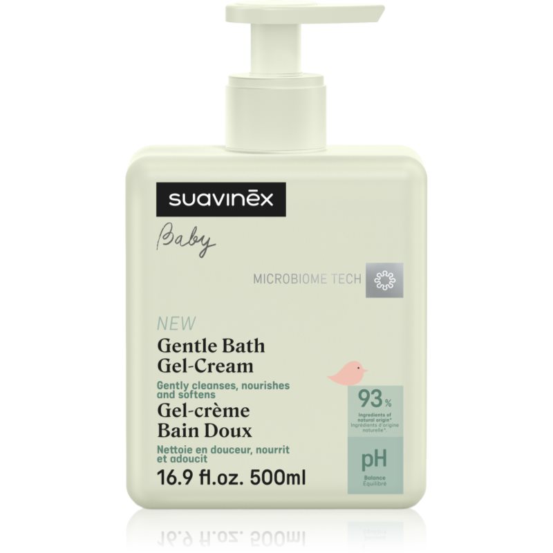 Suavinex Baby Gentle Bath Gel-Cream kúpeľový gél 500 ml