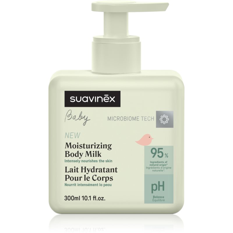 Suavinex Baby Moisturizing Body Milk feuchtigkeitsspendende Body lotion für Kinder und Neugeborene 300 ml
