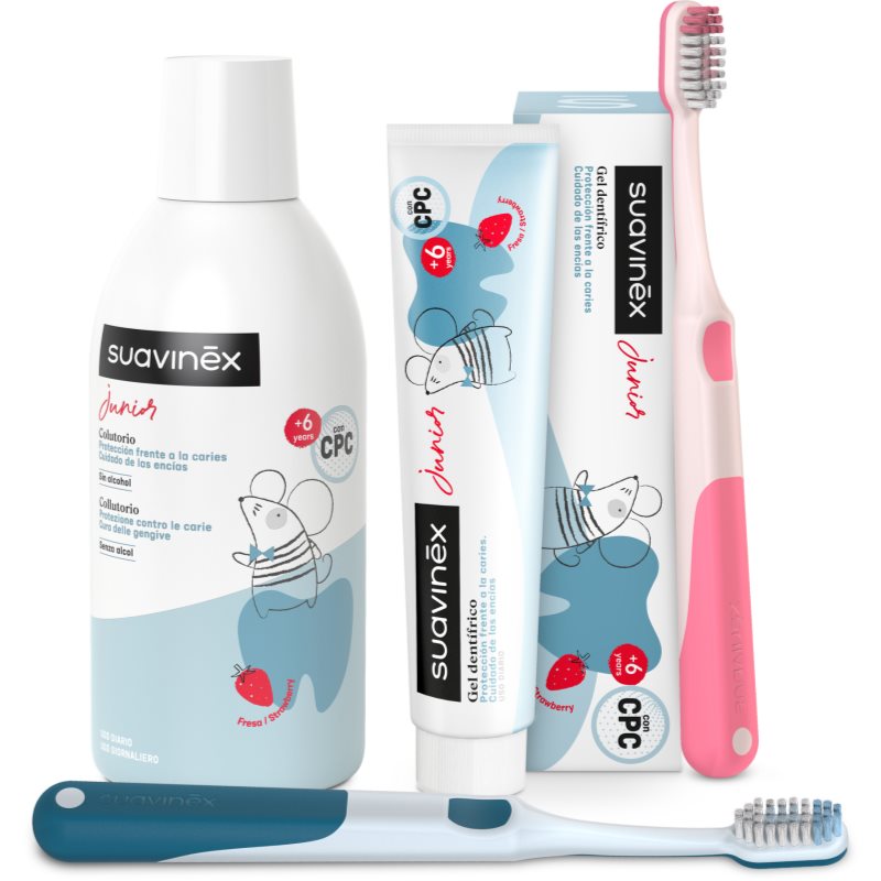 Suavinex Junior 6 y+ zubní kartáček pro děti Green 1 ks (obrázek 5)