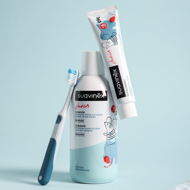 Suavinex Junior 6 y+ zubní kartáček pro děti Green 1 ks (obrázek 6)