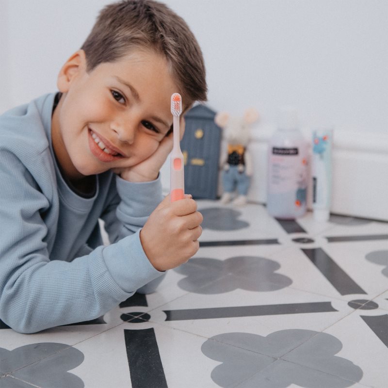 Suavinex Junior 6 y+ zubní kartáček pro děti Pink 1 ks (obrázek 4)