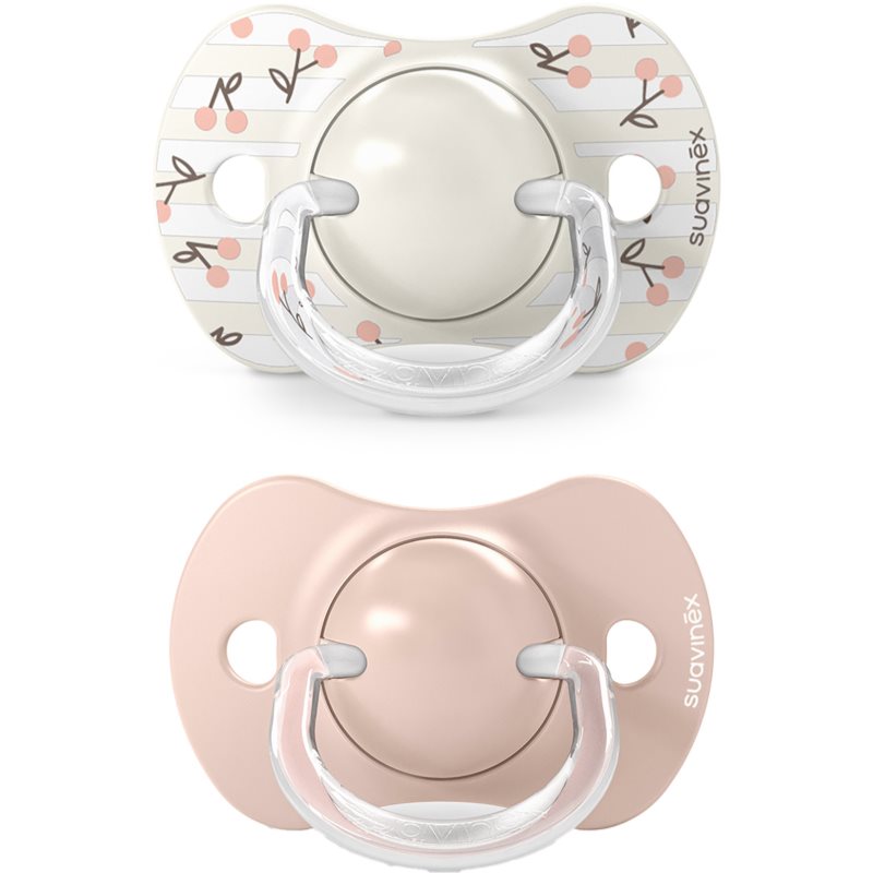 Suavinex Birdies Anatomical Silicone 0-6m tétine Pink 2 pcs