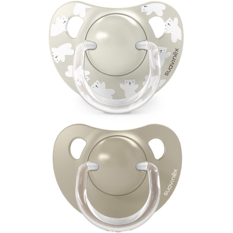Suavinex Wild & Free Anatomical Silicone 6-18m dummy Cream 2 pc