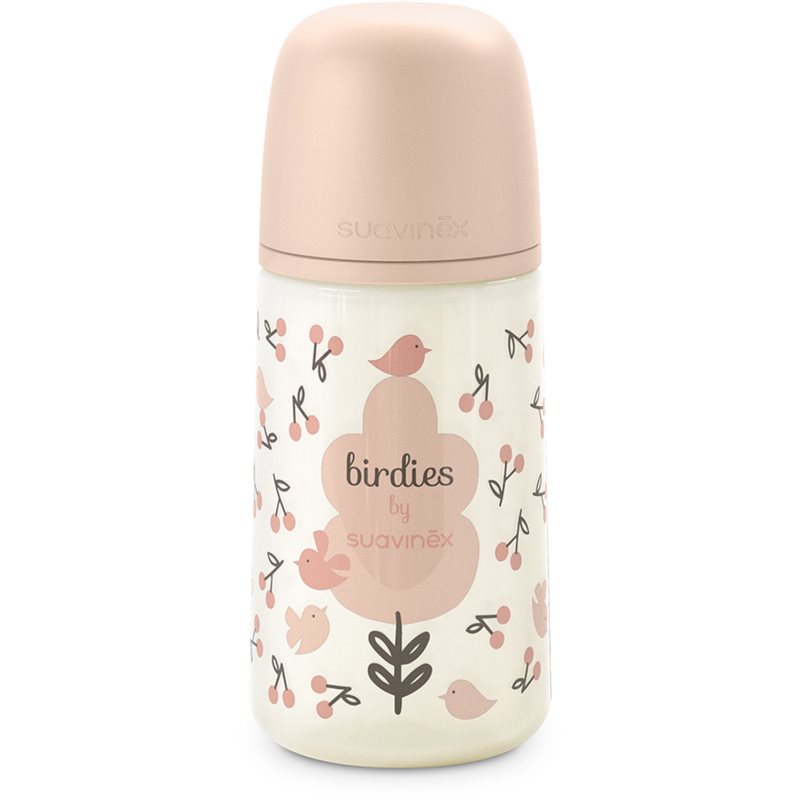 Suavinex Birdies Anticolic Baby Bottle baby bottle Green 270 ml