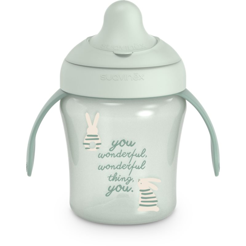 Suavinex Wonderland Learning Cup tréningový hrnček Green 200 ml