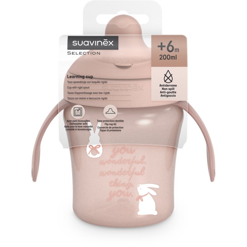 Suavinex Wonderland Learning Cup Trainingsbecher Pink 200 ml (Bild 4)