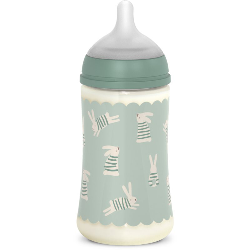 Suavinex Wonderland SX Pro Physiological Anti-Colic baby bottle M Medium Flow 3 m  Pink Bunny 270 ml