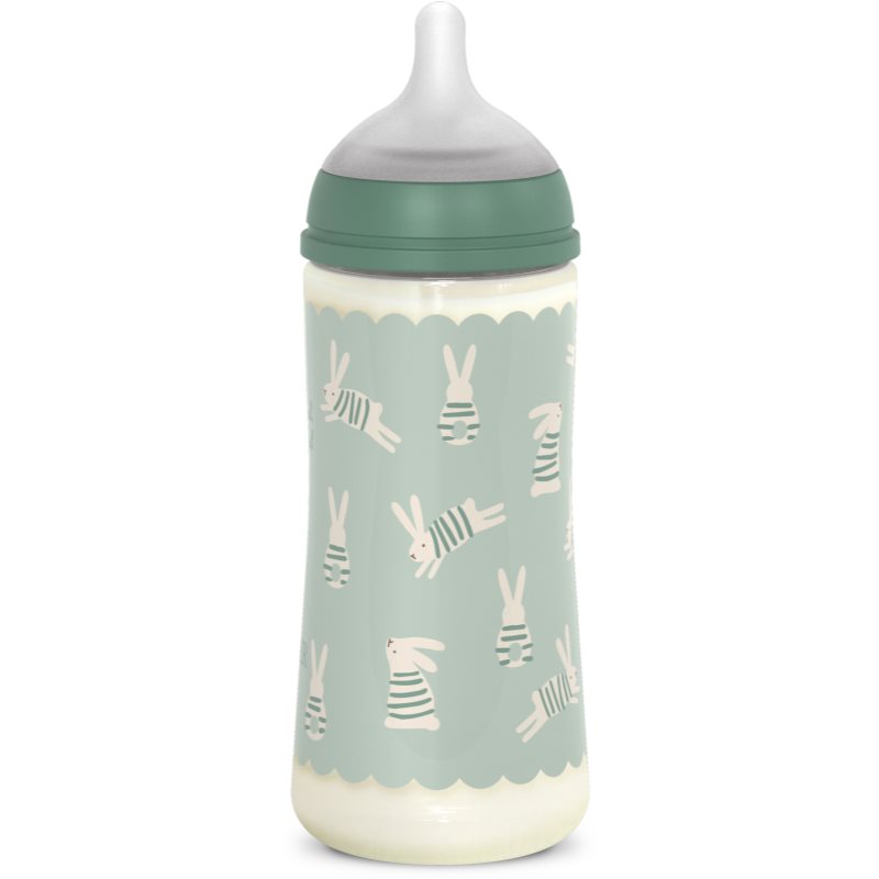 Suavinex Wonderland SX Pro Physiological Anti-Colic dojčenská fľaša Green Bunny 360 ml