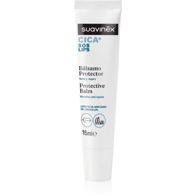 Suavinex CICA Protective Balm ochranný balzam na pery 15 ml