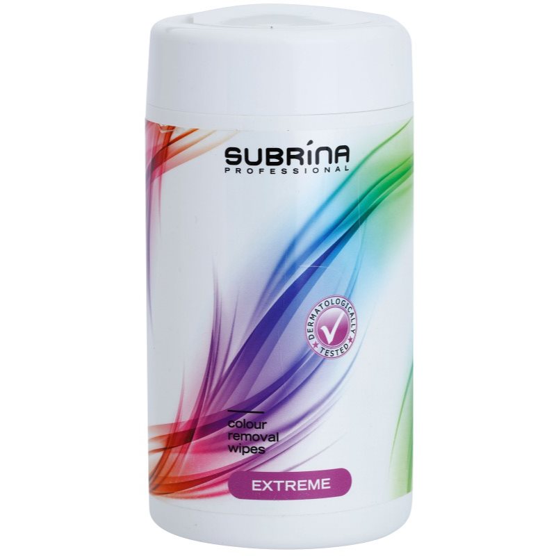 

Subrina Professional Colour Extreme очищуючі серветки для видалення фарби зі шкіри