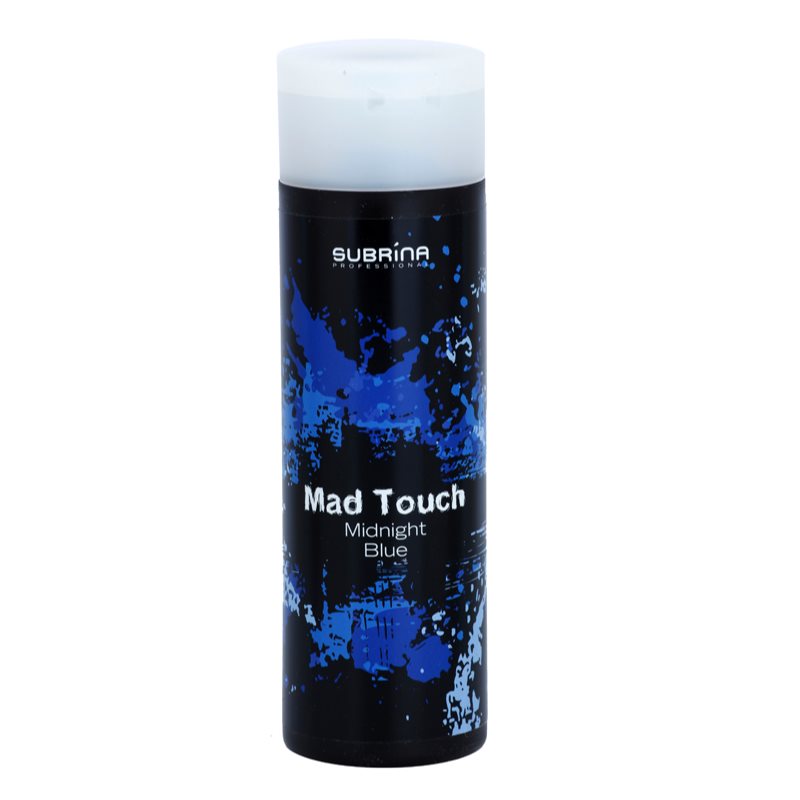 Subrina Professional Mad Touch intensyvūs plaukų dažai be amoniako ar aktyviklio Midnight Blue 200 ml