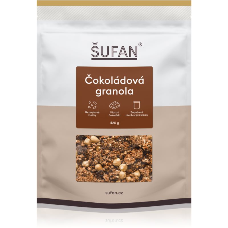 Šufan Granola čokoládová granola s čokoládou 420 g