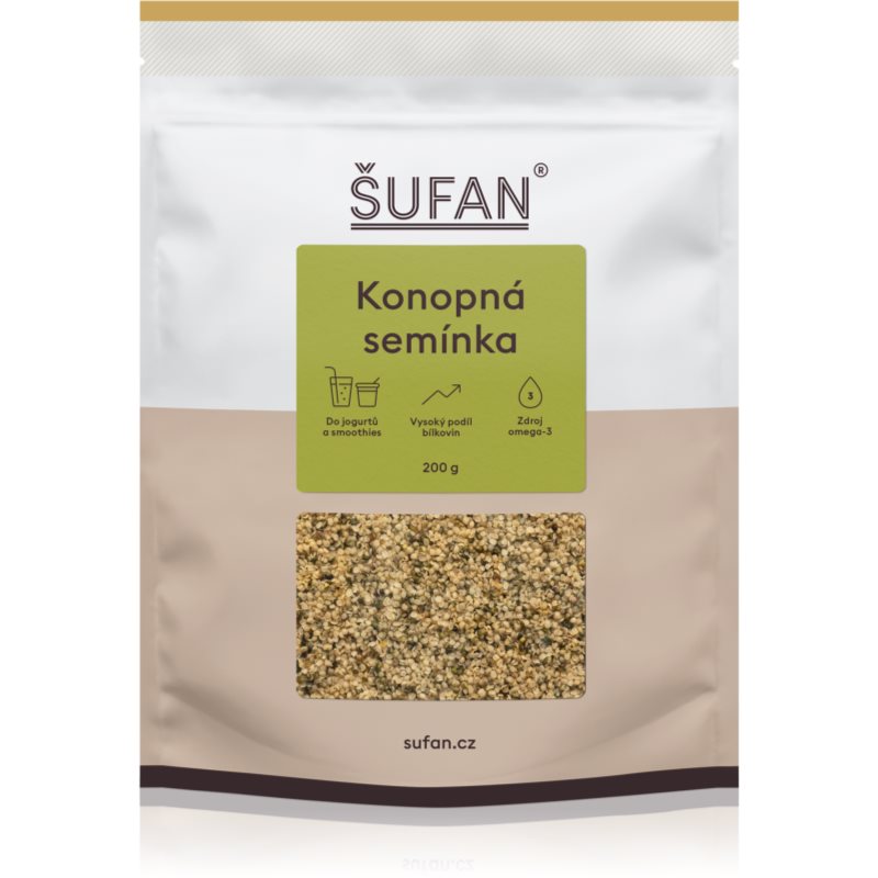 Šufan Konopné semienka semienka 200 g